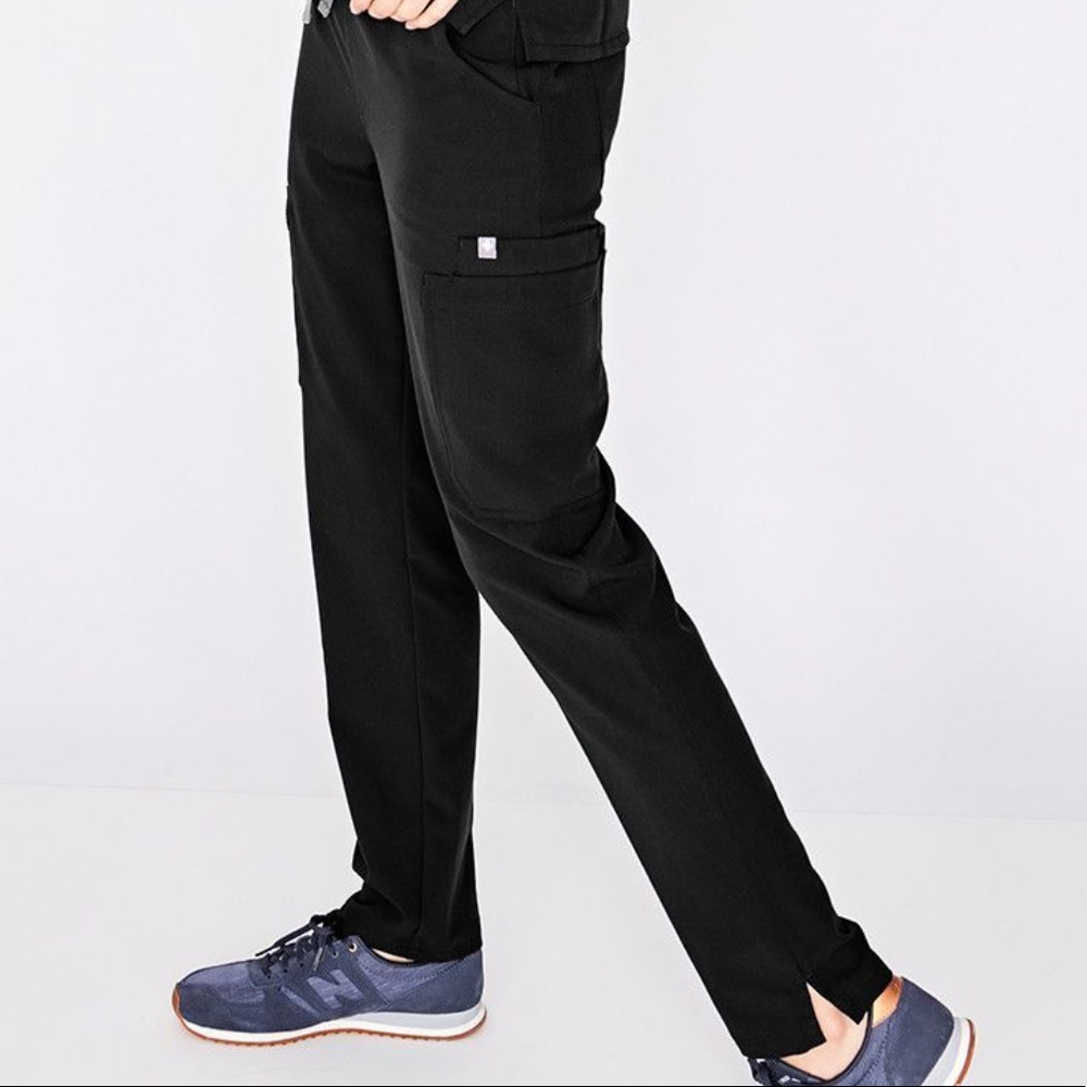FIGS Technical Collection Black Scrub Pants